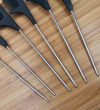 Professional Stainless Steel Tail Comb – Fine Teeth Barber Styling Tool