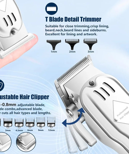 Professional Cordless Hair Clippers for Men