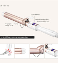 CkeyiN Electric Hair Curler – Ceramic, Adjustable Temperature (32mm & 38mm)