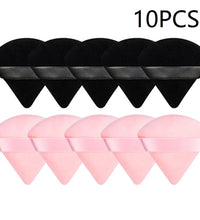 10PCS Triangle Makeup Sponge Puff – Powder Blender & Beauty Accessories