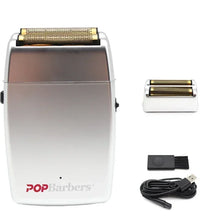 POP Barbers P620 Electric Beard Trimmer & Foil Shaver – 11000 RPM