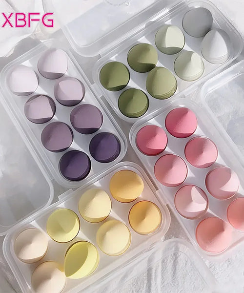 4/8pcs Makeup Sponge Set – Soft Beauty Blender for Foundation & Powder