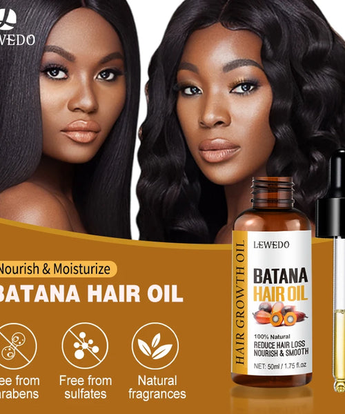 Lewedo Naturals Pure Batana Oil – Fast Hair Growth & Anti Hair Loss