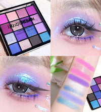 16-Color Eyeshadow Palette – Koi, Mermaid & Enchanted Forest