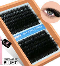 GROINNEYA Cluster Lashes Kit – Fluffy Faux Mink Eyelash Extensions