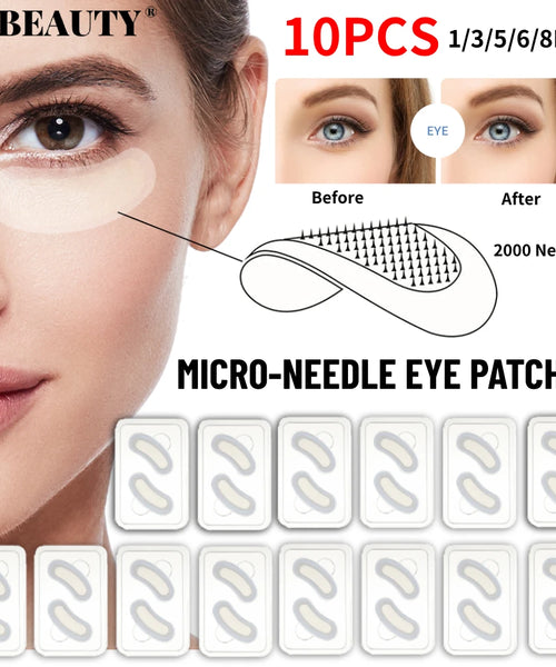 Hyaluronic Acid Microneedle Eye Patches – Anti-Aging Gel Pads