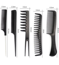 Barber Hairdressing Comb Set – Anti-Static & Detangling Tools