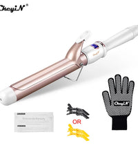 CkeyiN Electric Hair Curler – Ceramic, Adjustable Temperature (32mm & 38mm)