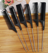 Professional Stainless Steel Tail Comb – Fine Teeth Barber Styling Tool