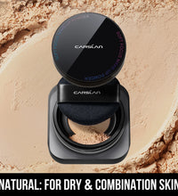 CARSLAN Black Magnetic Loose Setting Powder – Matte, Waterproof, Oil-Control