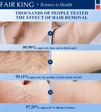 FAIR KING Herbal Hair Removal Cream – 40g Painless Depilatory for Men & Women