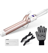 CkeyiN Electric Hair Curler – Ceramic, Adjustable Temperature (32mm & 38mm)