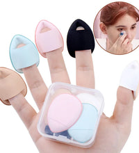 5/10pcs Mini Finger Puff Foundation Sponges – Cosmetic Makeup Applicator
