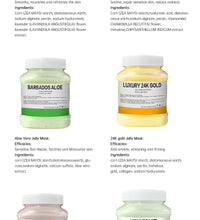 350g 24K Gold Hydrating Rose Petal Jelly Mask Powder