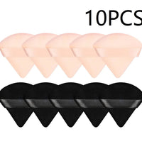 10PCS Triangle Makeup Sponge Puff – Powder Blender & Beauty Accessories