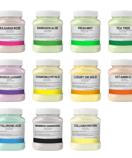 350g 24K Gold Hydrating Rose Petal Jelly Mask Powder