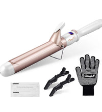 CkeyiN Electric Hair Curler – Ceramic, Adjustable Temperature (32mm & 38mm)