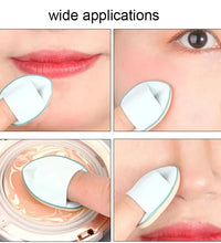 5/10pcs Mini Finger Puff Foundation Sponges – Cosmetic Makeup Applicator