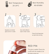 Gollee Fast-Drying Eyelash Extension Glue – 0.5–1s, No Odor, No Irritation