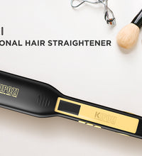 KIPOZI Titanium Flat Iron Hair Straightener with LCD Display